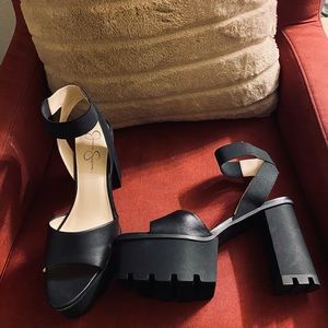 Skylir platform sandals by Jessica Simpson